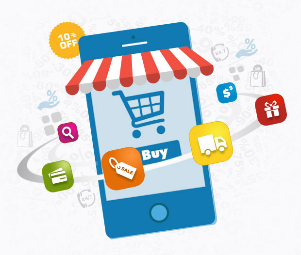 Native and Hybrid mcommerce app development